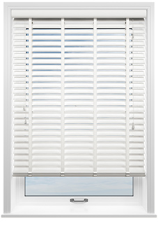 Ecowood Deluxe, Absolute White Fine Grain - Venetian Blind